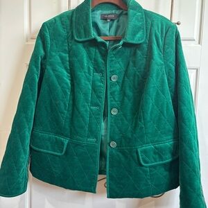 Talbots Emerald Quilted  Jacket